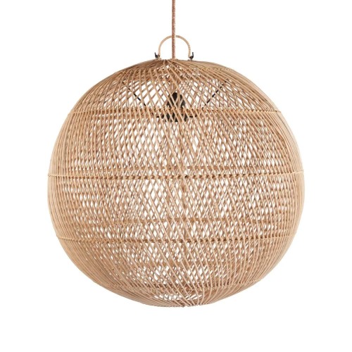Bazar Bizar - lampa rattanowa Bubble naturalna M