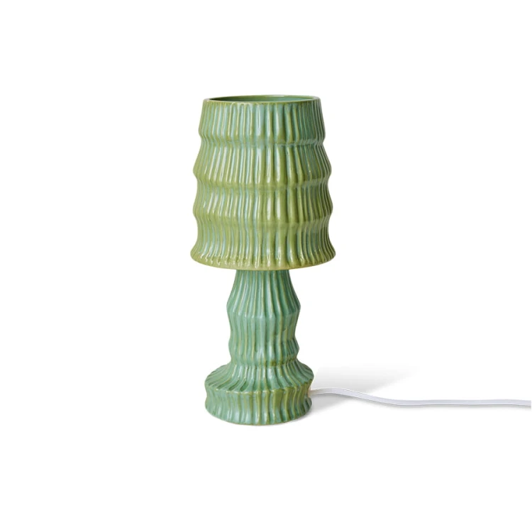 HKLIVING - Lampa ceramiczna stołowa petal