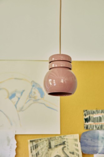 HKLIVING - Lampa ceramiczna sufitowa blush