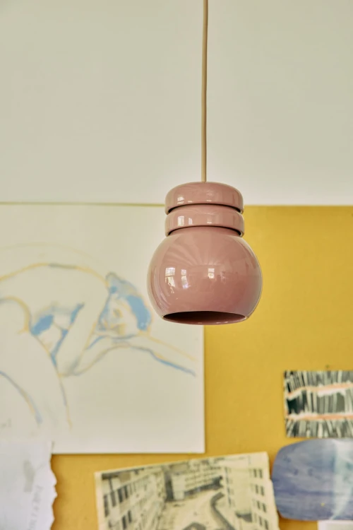 HKLIVING - Lampa ceramiczna sufitowa blush
