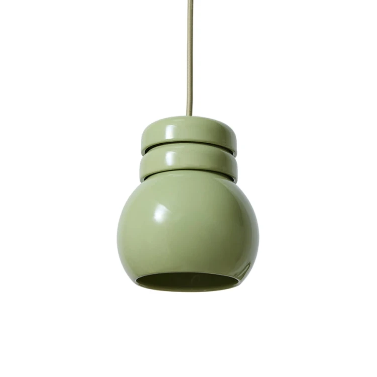 HKLIVING - Bulb Lampa ceramiczna sufitowa pistacjowa
