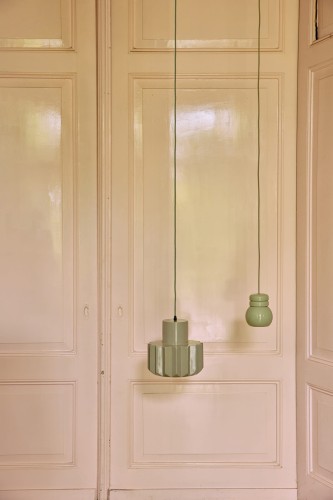 HKLIVING - Bulb Lampa ceramiczna sufitowa pistacjowa