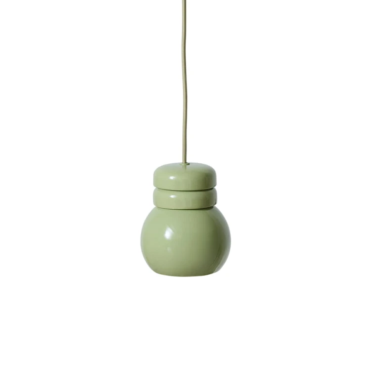 HKLIVING - Bulb Lampa ceramiczna sufitowa pistacjowa