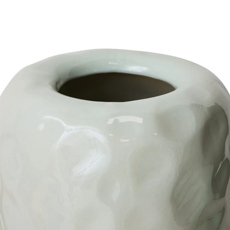 HKLIVING - wazon ceramiczny podłogowy miętowy