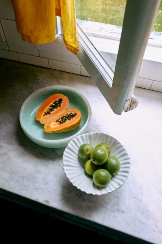 HKliving-duża miska do sałatek miętowa