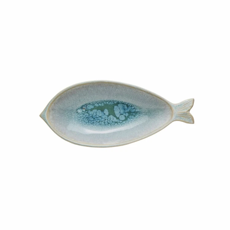 Lene Bjerre - talerz Marinelle niebieski 4 cm