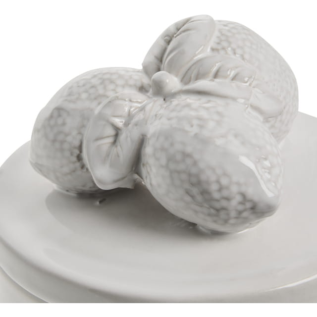 Lene Bjerre- ceramiczny słoik dekoracyjny z motywem cytryny 16 cm