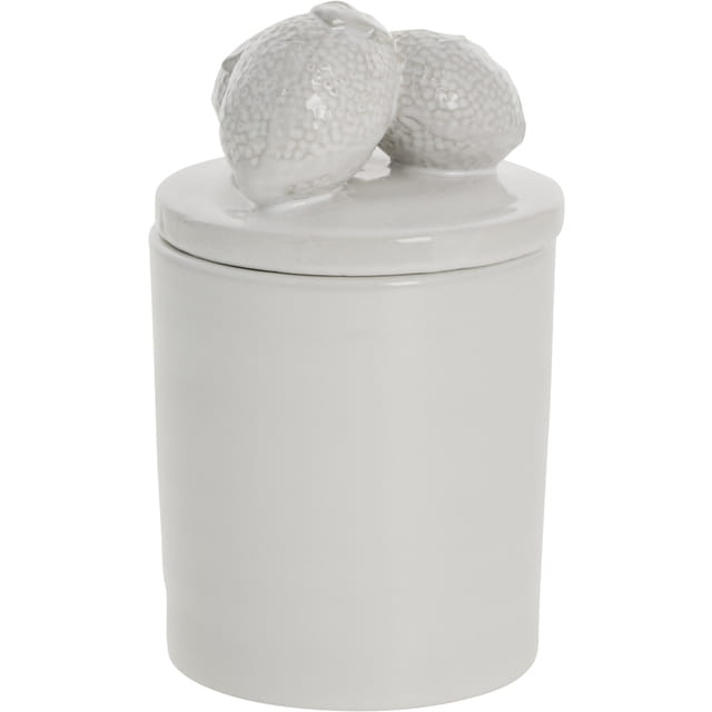 Lene Bjerre- ceramiczny słoik dekoracyjny z motywem cytryny 16 cm