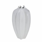 Lene Bjerre- Wazon Jielle 36 cm biały falowany