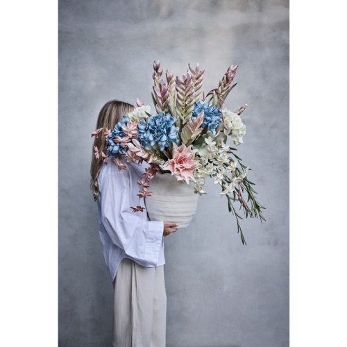 Lene Bjerre - kwiat dekoracyjny Happia 76X23X23 jesnożółty