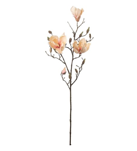 Mr Plant - gałązka magnolii kremowo-brzoskwiniowy 88 cm