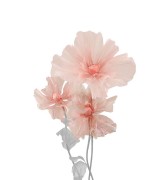 Mr Plant -trzy duże kwiaty dekoracyjne w różowym kolorze