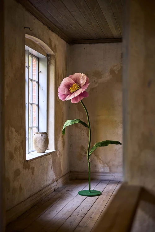 Mr Plant -duży kwiat dekoracyjny w fioletowym kolorze 40 cm