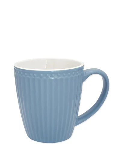 GreenGate-kubek ceramiczny z uchem 350 ml sky ble
