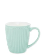 GreenGate-kubek ceramiczny z uchem 350 ml cool mint