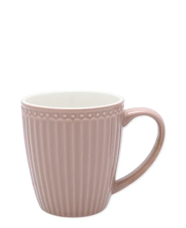 GreenGate-kubek ceramiczny z uchem 350 ml hazelnut