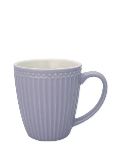 GreenGate-kubek ceramiczny z uchem 350 ml lavender