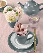GreenGate-kubek ALICE ceramiczny z uchem 350 ml stone grey