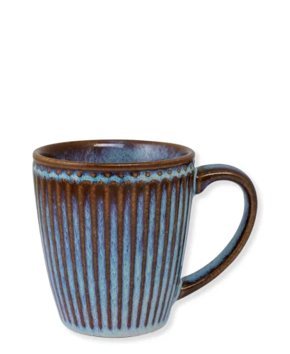 GreenGate-kubek ALICE ceramiczny z uchem 350 ml oister blue
