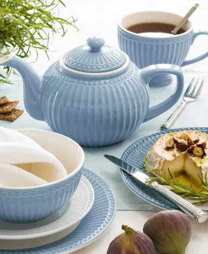 GreenGate-ceramiczna filiżanka do herbaty ALICE sky blue