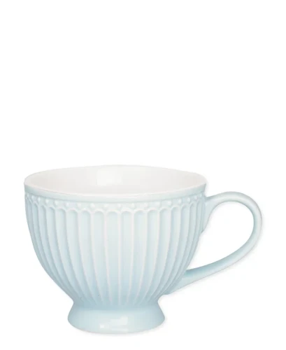 GreenGate-ceramiczna filiżanka do herbaty ALICE pale blue