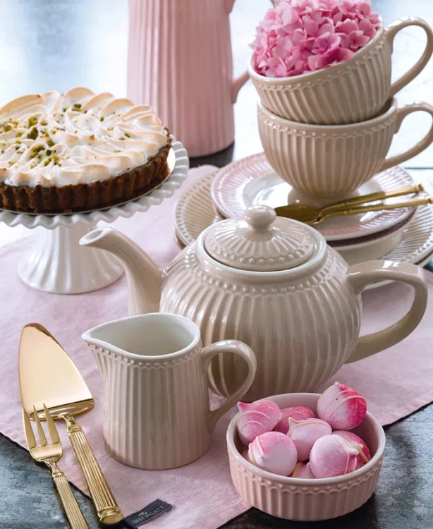 GreenGate-ceramiczna filiżanka do herbaty ALICE cremy fudge