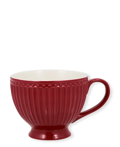 GreenGate-ceramiczna filiżanka do herbaty ALICE red