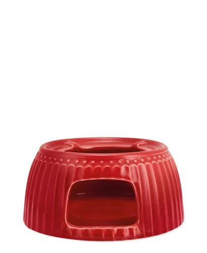 GreenGate-ceramiczny pogrzewacz do herbaty ALICE red