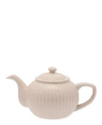 GreenGate-ceramiczny dzbanek do herbaty ALICE fudge