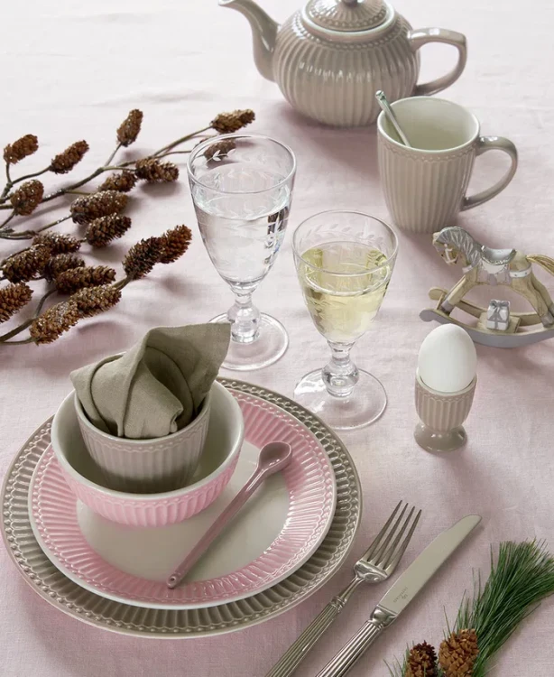 GreenGate-ceramiczny dzbanek do herbaty ALICE hazelnut