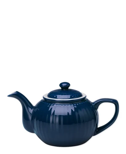 GreenGate-ceramiczny dzbanek do herbaty ALICE dark blue