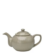 GreenGate-ceramiczny dzbanek do herbaty ALICE warm grey
