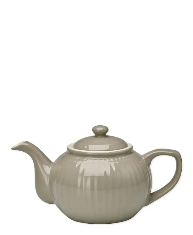 GreenGate-ceramiczny dzbanek do herbaty ALICE warm grey