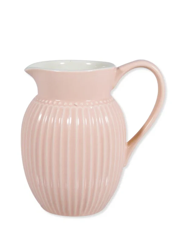 GreenGate-ceramiczny mały dzbanek pękaty ALICE pink 0,5 l
