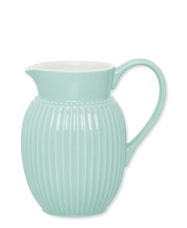 GreenGate-ceramiczny mały dzbanek pękaty ALICE mint 0,5 l
