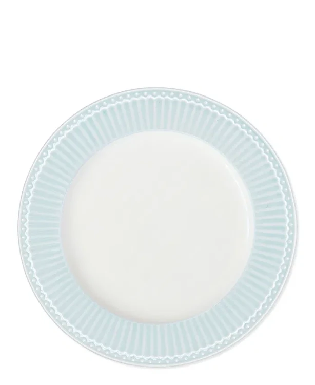 GreenGate-ceramiczny talerz obiadowy ALICE pale blue