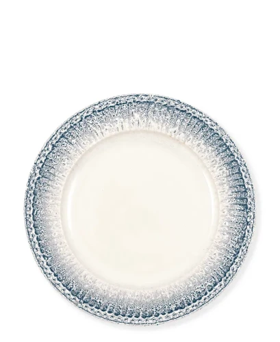 GreenGate-ceramiczny talerz obiadowy ALICE piple blue