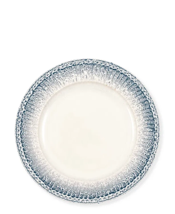 GreenGate-ceramiczny talerz obiadowy ALICE piple blue