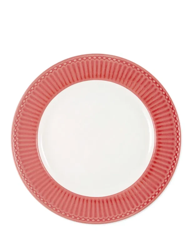 GreenGate-ceramiczny talerz obiadowy ALICE coral
