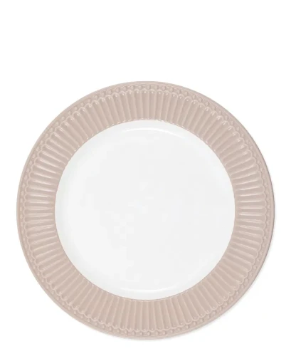 GreenGate-ceramiczny talerz obiadowy ALICE fudge