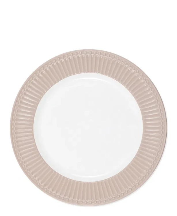 GreenGate-ceramiczny talerz obiadowy ALICE fudge