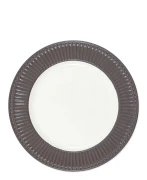 GreenGate-ceramiczny talerz obiadowy ALICE chocolate