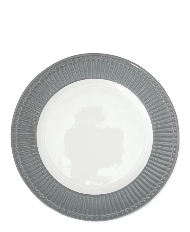 GreenGate-ceramiczny talerz obiadowy ALICE stone grey