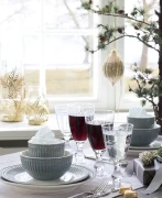 GreenGate-ceramiczny talerz obiadowy ALICE stone grey