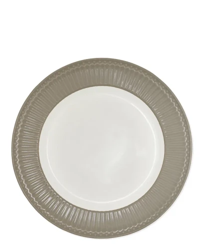 GreenGate-ceramiczny talerz obiadowy ALICE warm grey