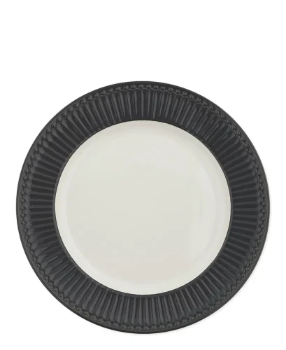 GreenGate-ceramiczny talerz obiadowy ALICE dark grey