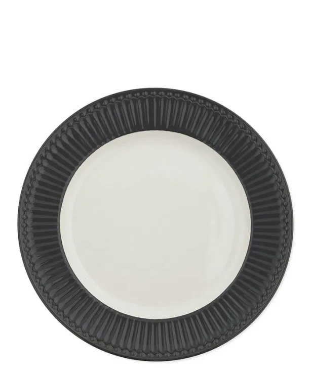 GreenGate-ceramiczny talerz obiadowy ALICE dark grey