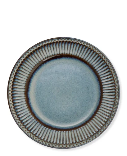 GreenGate-ceramiczny talerz obiadowy ALICE oyster blue