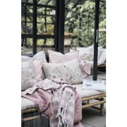 Lene Bjerre- poszewka na poduszkę 60x40 Vilia jasna w kwiaty kolorowe