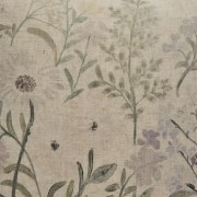 Lene Bjerre- poszewka na poduszkę 60x40 Vilia beżowa w kwiaty kolorowe